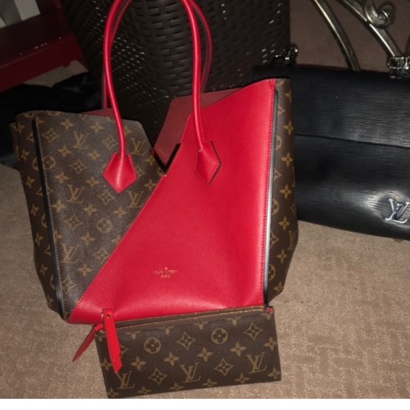 Louis Vuitton, Bags, Louis Vuitton Kimono Monogram Red No Wallet